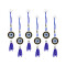 COLGANTES DE OJO TURCO C/VENTOSA X6 UNIDADES Gp032