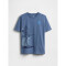 SW SS GRAPHIC RELAXED TEE BAINBRIDGE BLUE