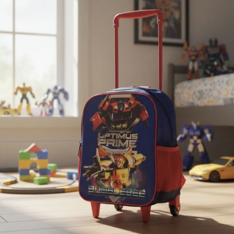 Mochila Habro Escolar Con Carro Transformers Mochila Habro Escolar Con Carro Transformers