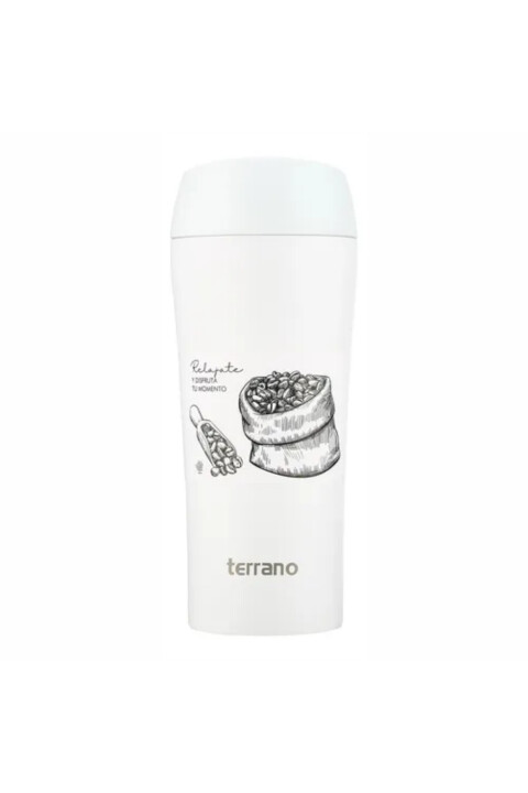 TERRANO VASO TERMICO CAFE 450 ML BLANCO