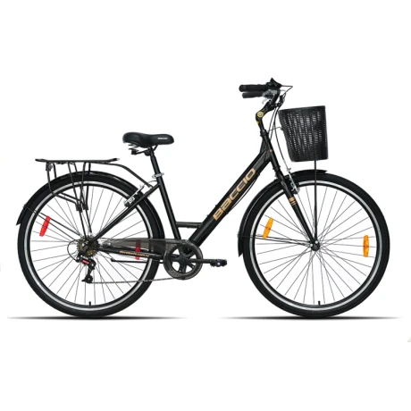 Bicicleta Baccio R.28 Dama Liberty 700 6v Urbana Negro