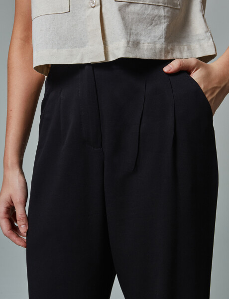 Pantalon pinzas negro