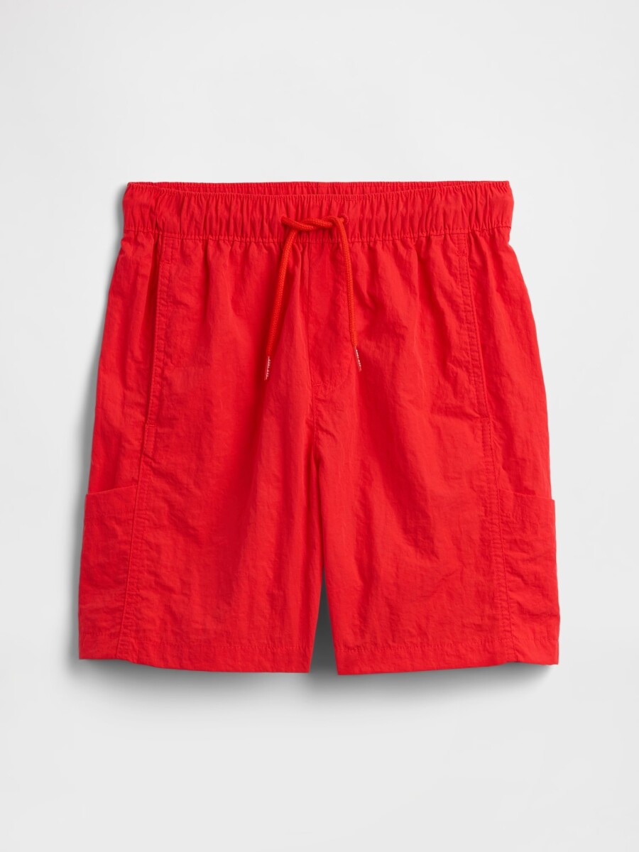 Short Cargo Niño - Poster Red 