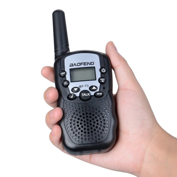 Walkie Talkie Woki Toki 22 Canales 1 A 3 Km 10 Tonos Variante Color Negro