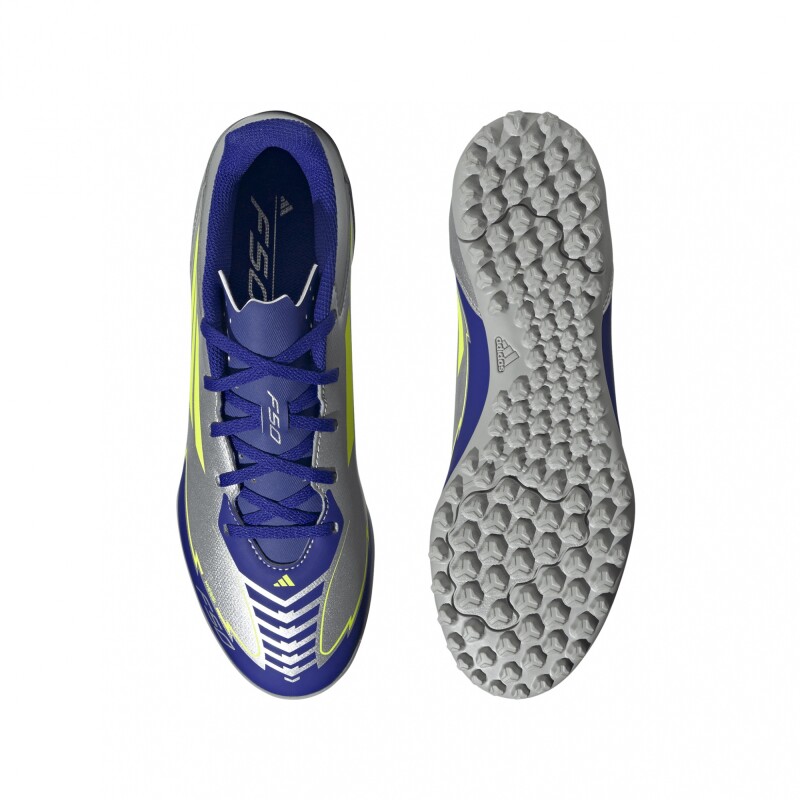 Championes adidas F50 Club Messi Silver & Blue