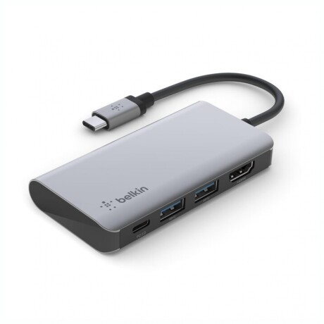 Hub Adaptador BELKIN USB-C 4 En 1 USB-C PD 3.0 2 USB-A Hub Adaptador BELKIN USB-C 4 En 1 USB-C PD 3.0 2 USB-A