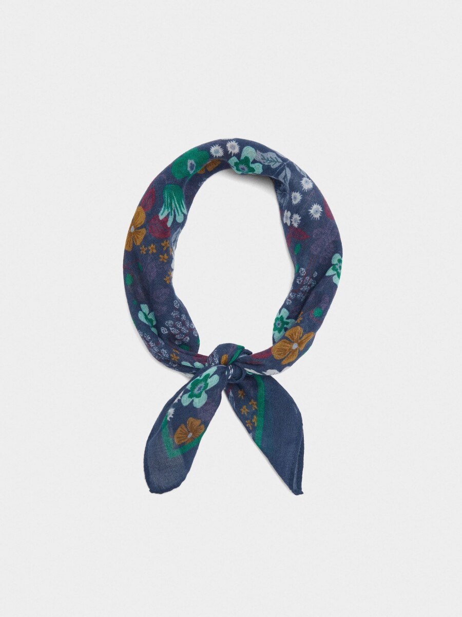 Pañuelo Cuadrado Estampado 100% Algodón multicolor