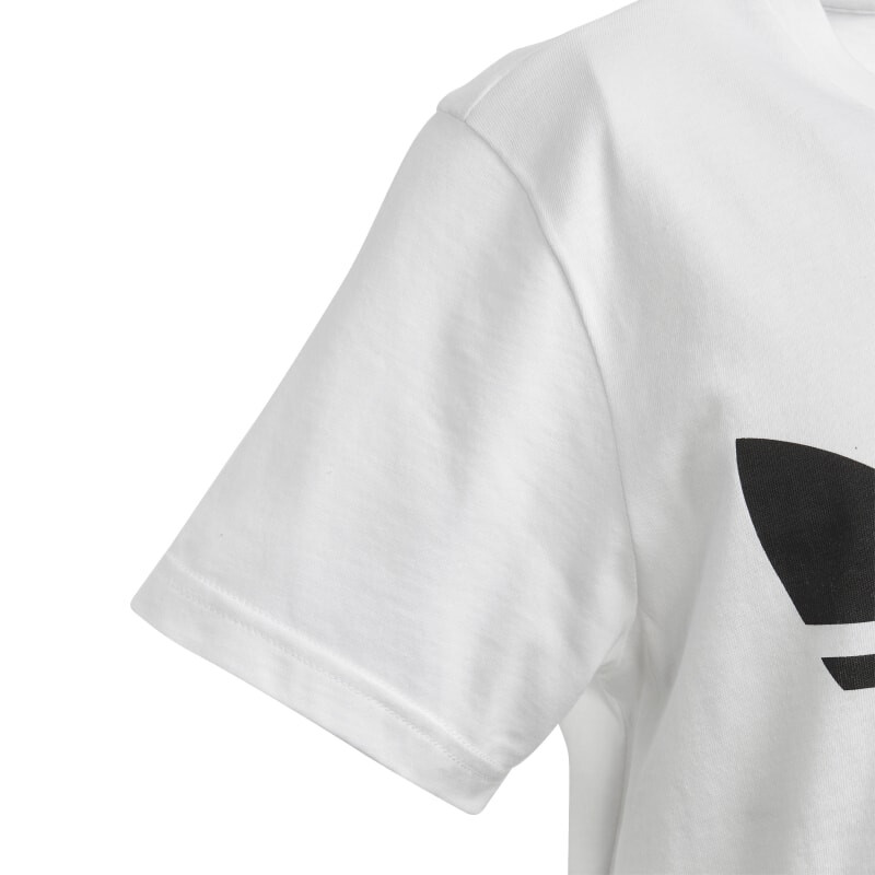 Remera Adidas Original de Niños - DV2904 Blanco-negro
