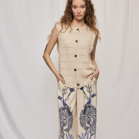 CHALECO IMAN Beige