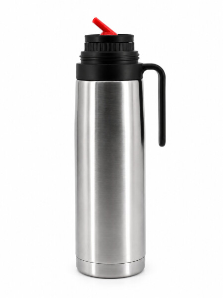 TERMO CON ASA 1000ML PLATEADO