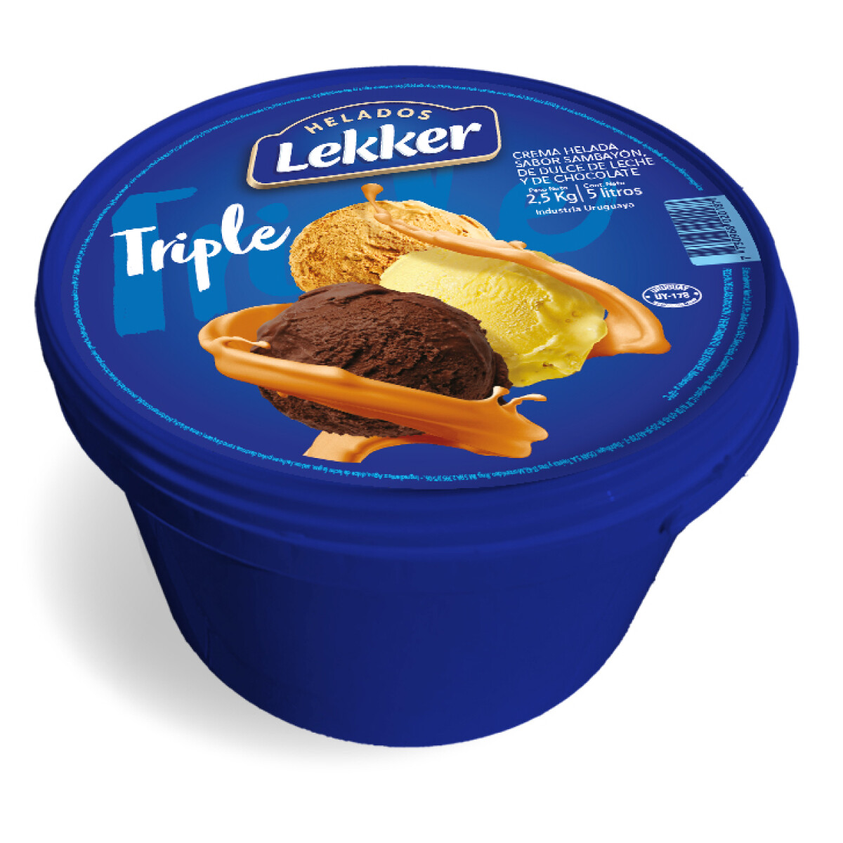 Lekker 5 Lt Sambayon / Chocolate / Dulce De Leche 