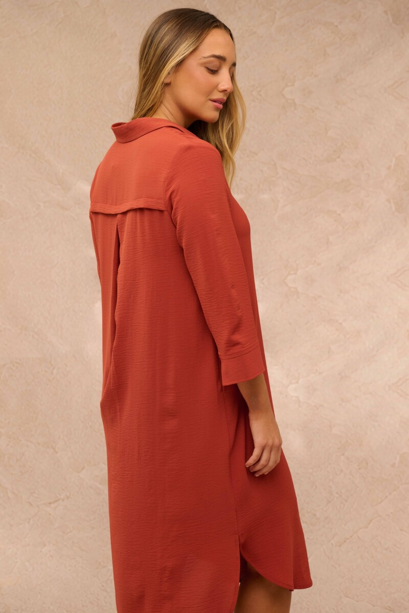 VESTIDO IRINA LADRILLO VESTIDO IRINA LADRILLO