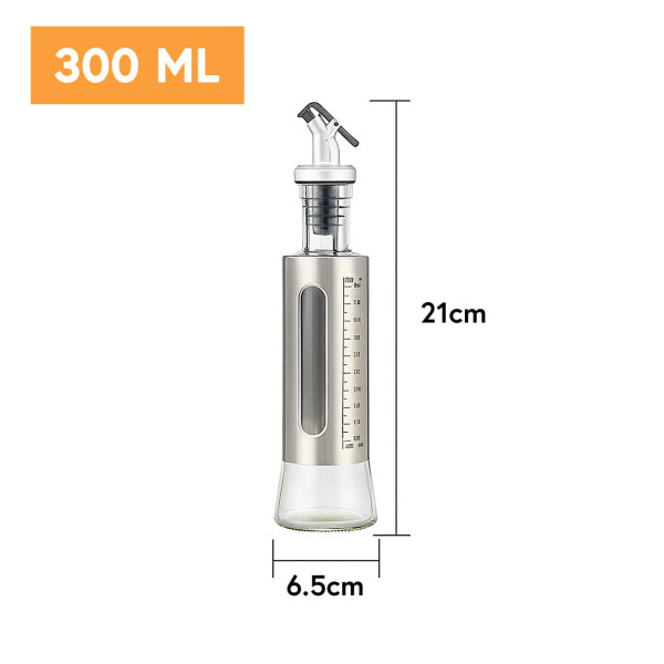 Dispensador de Aceite 300 ml IMBACK IBK-HMJ060-ACE | Botella de Vidrio con Boquilla Antigoteo y Medidor Preciso Dispensador de Aceite 300 ml IMBACK IBK-HMJ060-ACE | Botella de Vidrio con Boquilla Antigoteo y Medidor Preciso