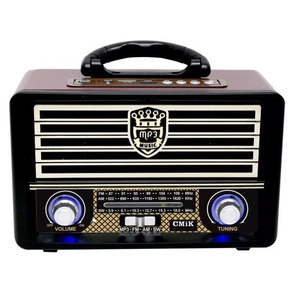 Radio Portátil Retro Cmik 113bt RADIO RETRO CMIK 113BT LEDSTAR