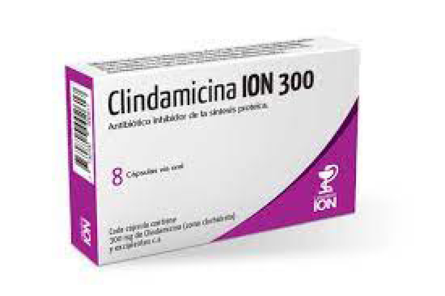 Clindamicina 300mg Ion x 8 COM 