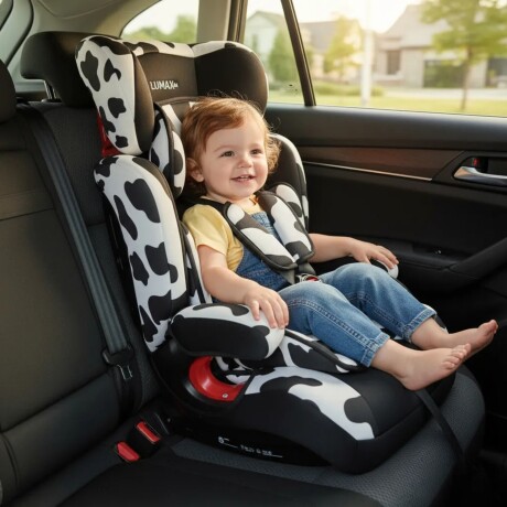 Silla para Auto Booster 3 en 1 Next Generation Lumax Kids Blanco/Negro