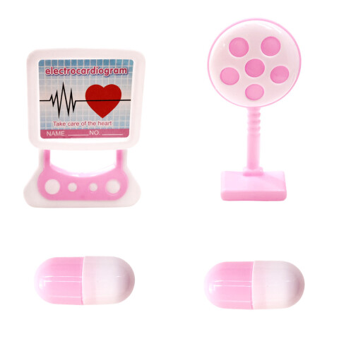 OUTLET Set Doctor con accesorios rosado Outlet Set Doctor Con Accesorios Rosado
