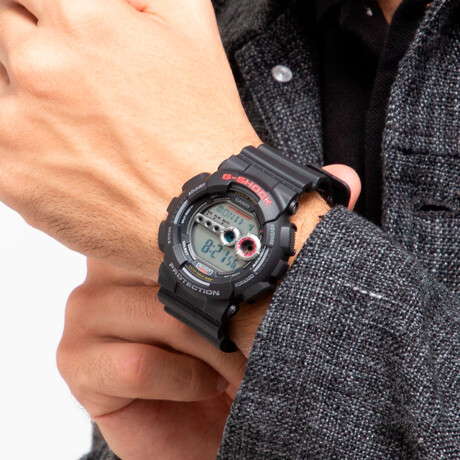 Reloj CASIO G-SHOCK GD100-1ADR en Resina Negro Esfera 52mm 0