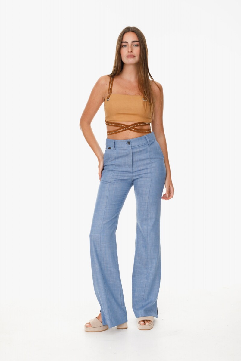 Pantalon Turin Cotton - Celeste 