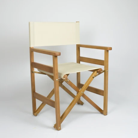 Sillón Director Lona Blanca