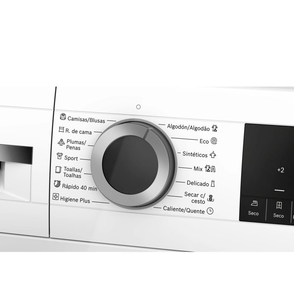 SECARROPAS CON BOMBA DE CALOR BOSCH 9-KG BLANCO WQG245D1ES