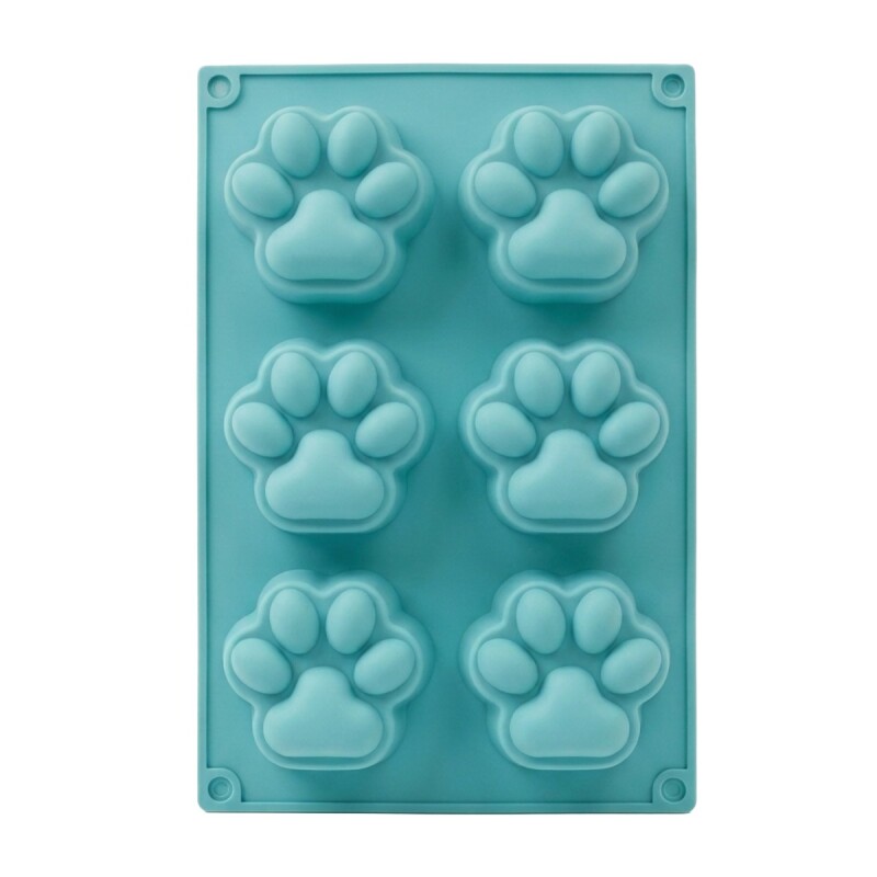 MOLDE SILICONA VERDE DIS HUELLA DE PERRO Unica