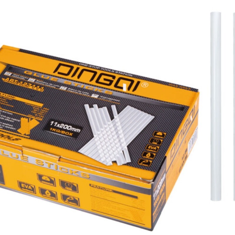 DINGQI SILICONA BARRA GRUESA 11.2 x 200MM CAJA 1 KILO Dingqi Silicona Barra Gruesa 11.2 X 200mm Caja 1 Kilo