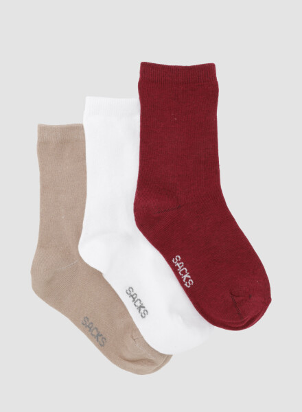 Pack x3 crew lisas niños jk Variante 34