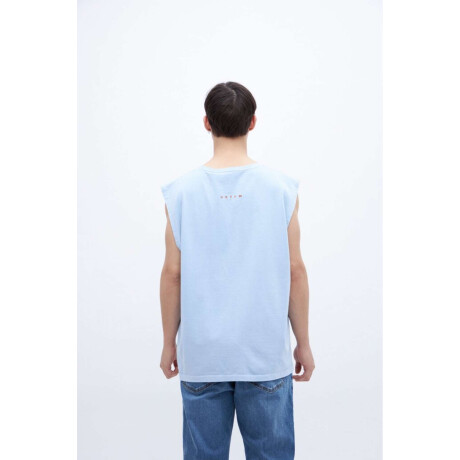 Musculosa Poe Celeste