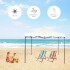 Gazebo Plegable 3x3 M Auto armable Toldo Playa Jardin Carpa Tela 600d IMBACK Color Blanco Gazebo Plegable 3x3 M Auto armable Toldo Playa Jardin Carpa Tela 600d IMBACK Color Blanco