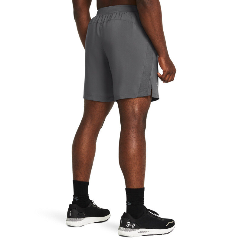 UA LAUNCH 7'' SHORTS-GRN GRY-025