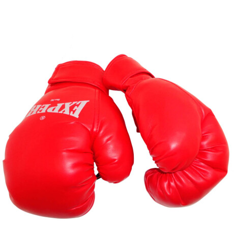 Guante De Boxeo Excelente Calidad Vendas Bolsas N1 Rojo