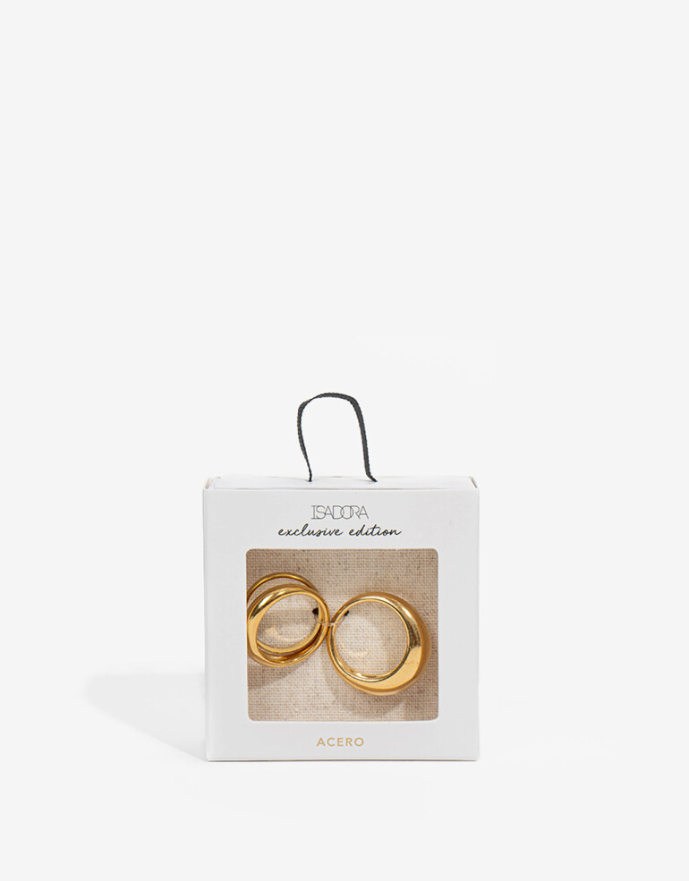 Sets Anillos Metal Set De Anillos De Acero - Dorado