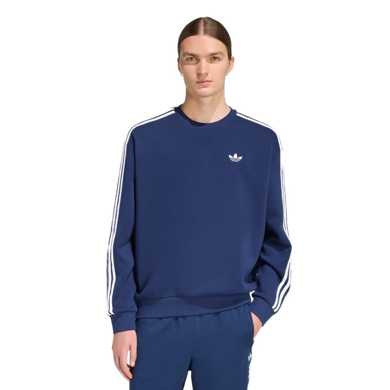 Buzo Adidas 3S Crew - Azul Buzo Adidas 3S Crew - Azul