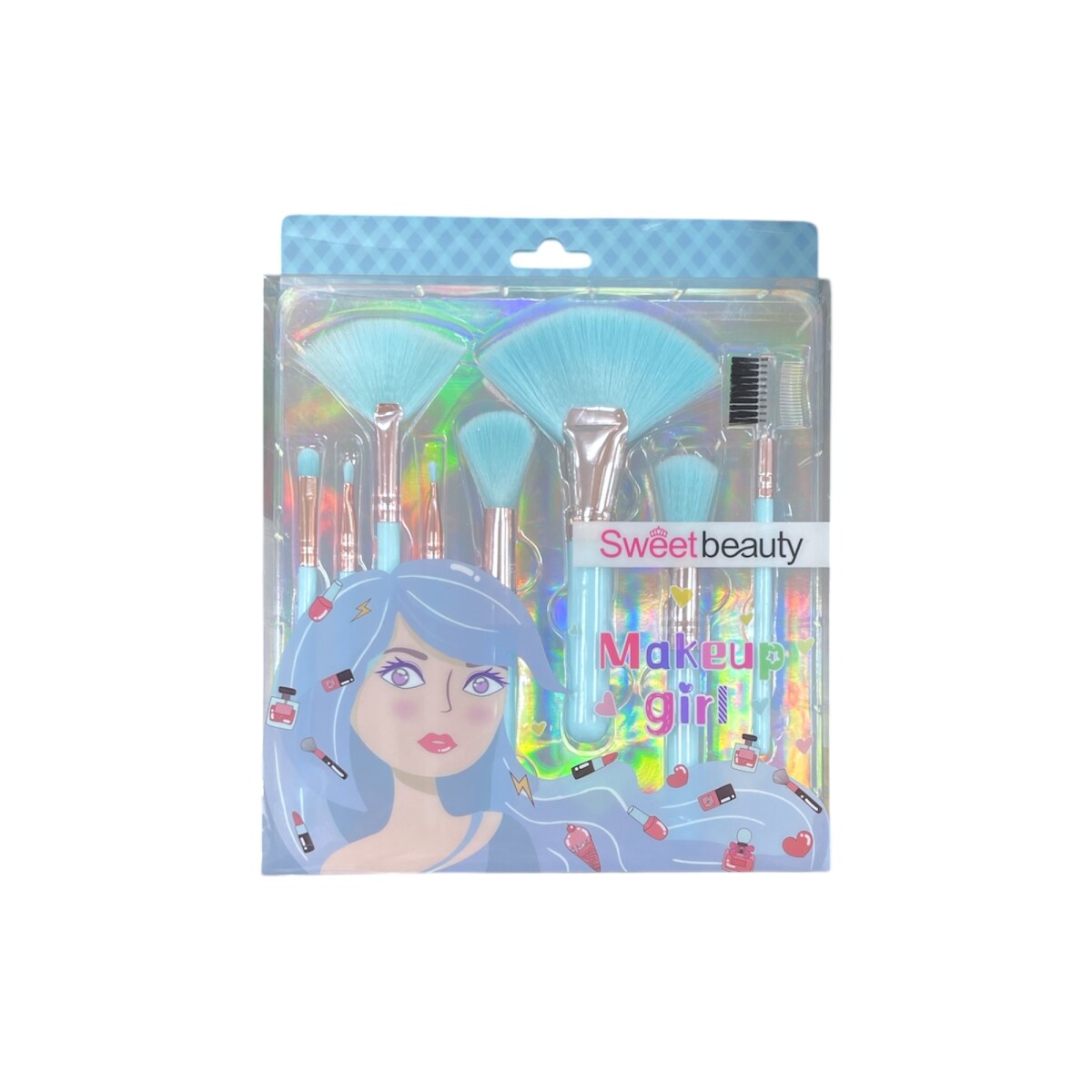 Brochas y Pinceles Infantil - Celeste 