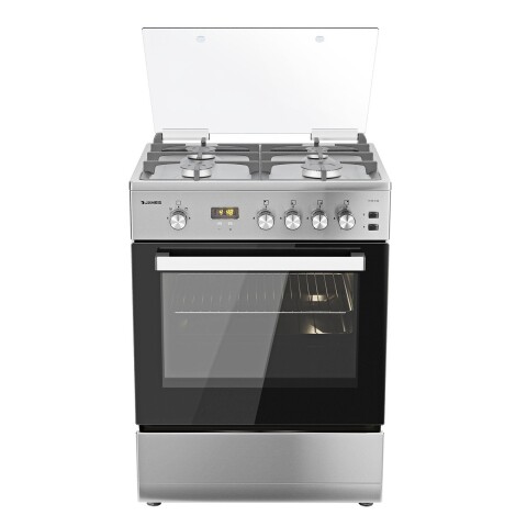 Cocina James C-26 A TKS - Inox color acero inoxidable puerta con visor Cocina James C-26 A Tks - Inox Color Acero Inoxidable Puerta Con Visor