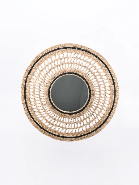 ESPEJO SEAGRASS DUO BEIGE