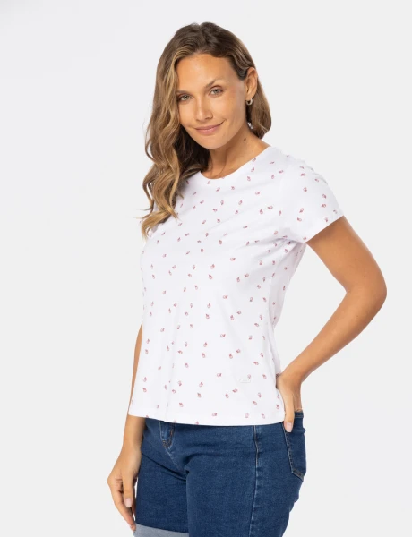 REMERA ESTAMPADA Blanco