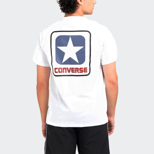Remera Converse Box Star Blanco