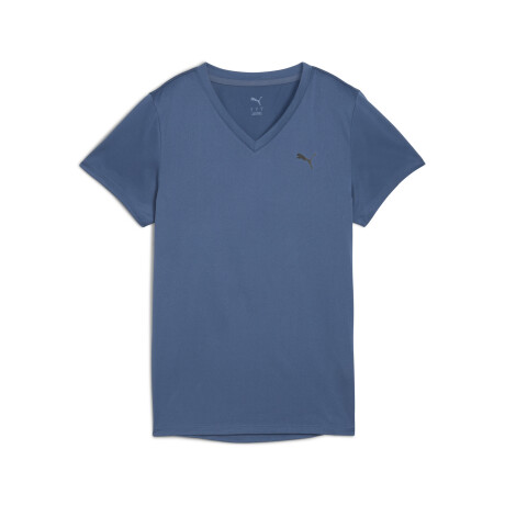 W TAD Ess.V Neck Tee 52589080 Azul