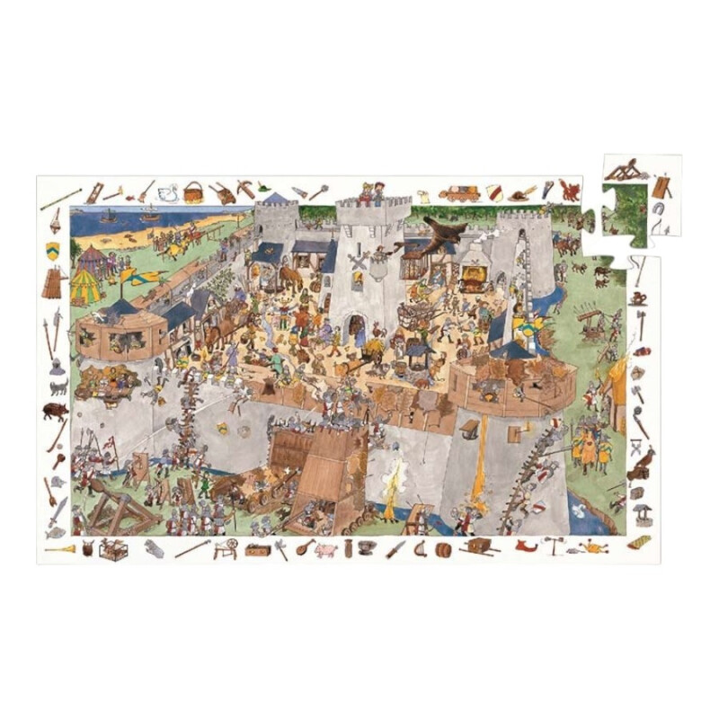 Puzzle Observación Castillo Djeco Puzzle Observación Castillo Djeco