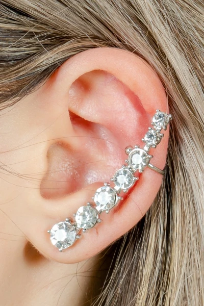 Trepadora Strass Plateado