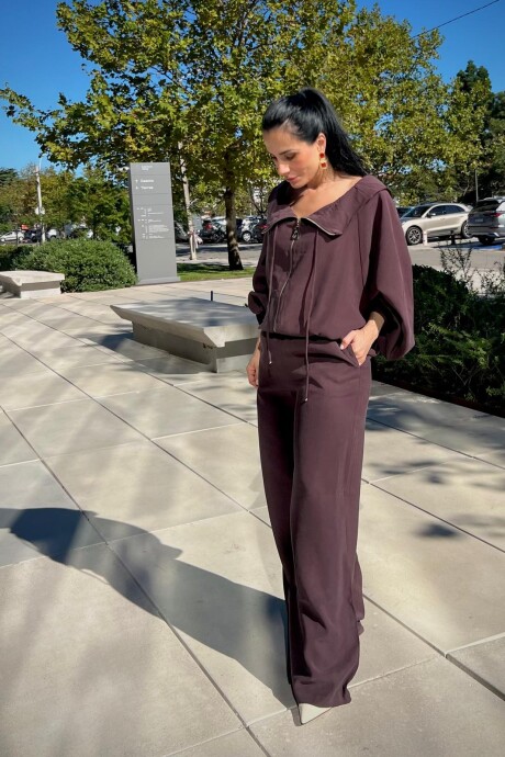 Pantalon Pantalona Filipa Marrón