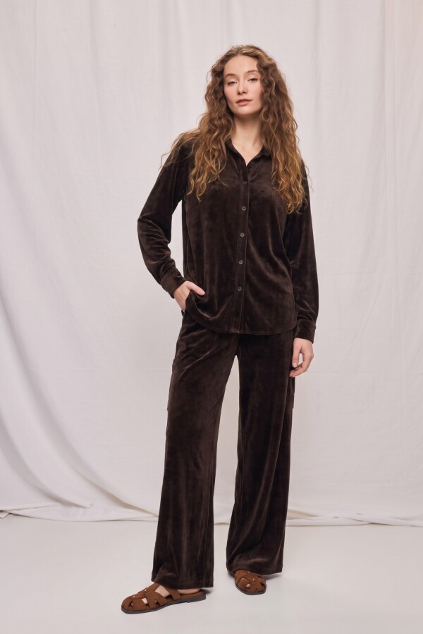 CAMISA LIBBY Chocolate