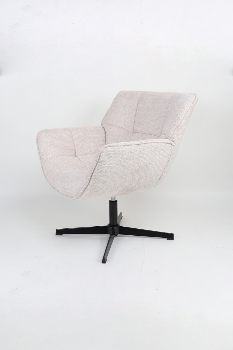 Butaca Con Base Giratoria Adele - Beige 