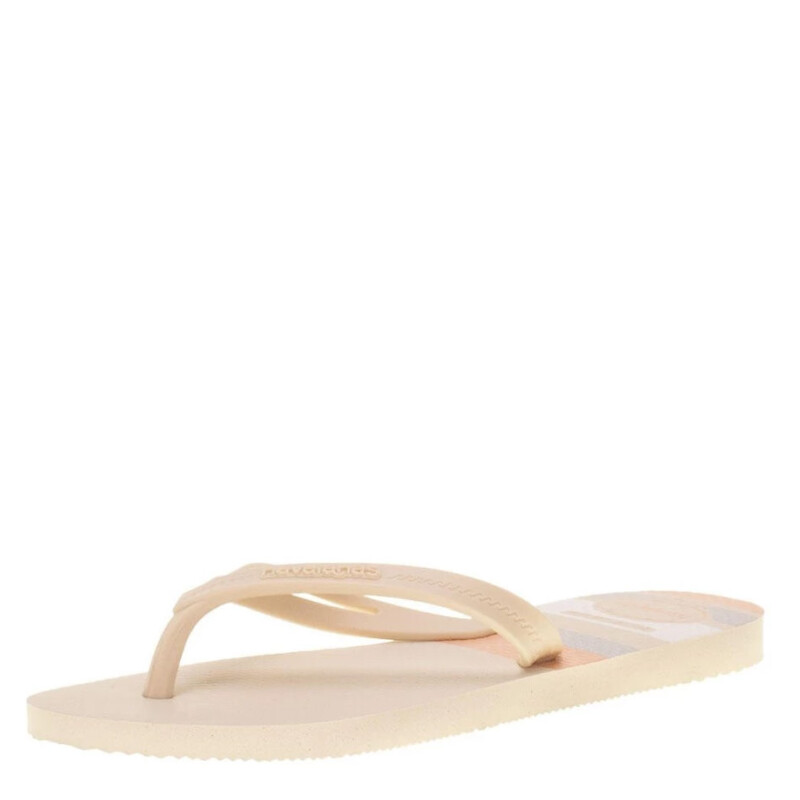 Sandalia de Mujer Havaianas Elegance Print Beige Paja