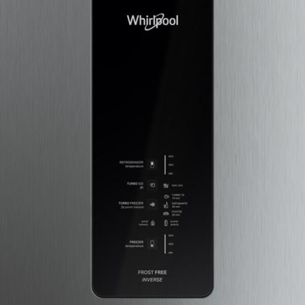 Heladera Whirlpool Wre57ckdim 447 Lts HELADERA WHIRLPOOL INOX 462L WRE57CKDIM