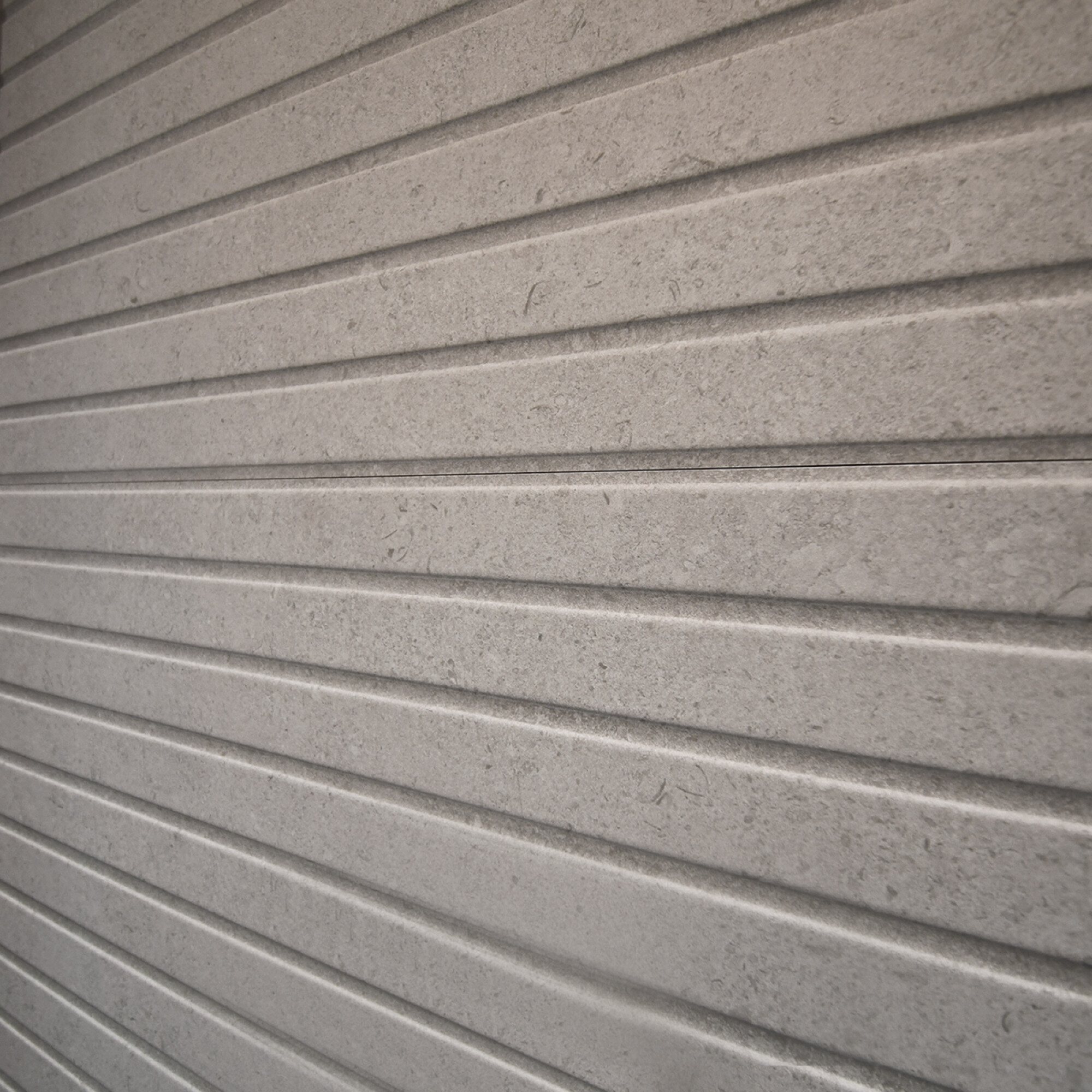 Cerámica Gris Tipo Ripado Mate 45X120Cm Pared — Acher Cerámicas