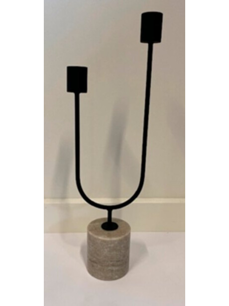 Candelabro KURT 15x7x33 cm negro Candelabro KURT 15x7x33 cm negro