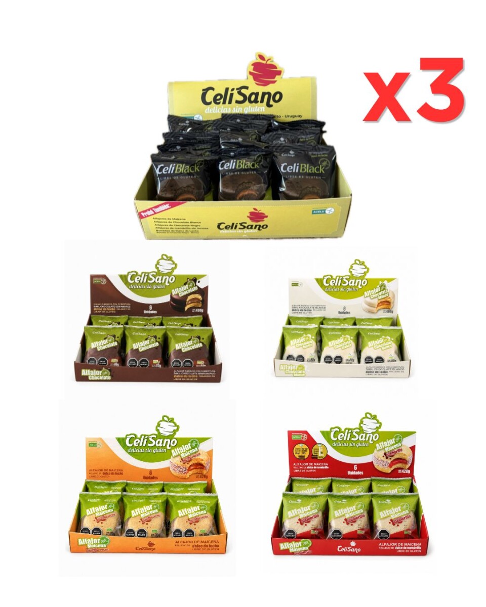 Suscripción plan: COMBO 7 (Mix alfajores x 3 meses) 